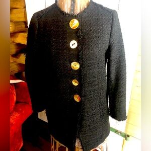 Zara Woman Jacket made in Morocco. Size Large. Runs small more like a medium